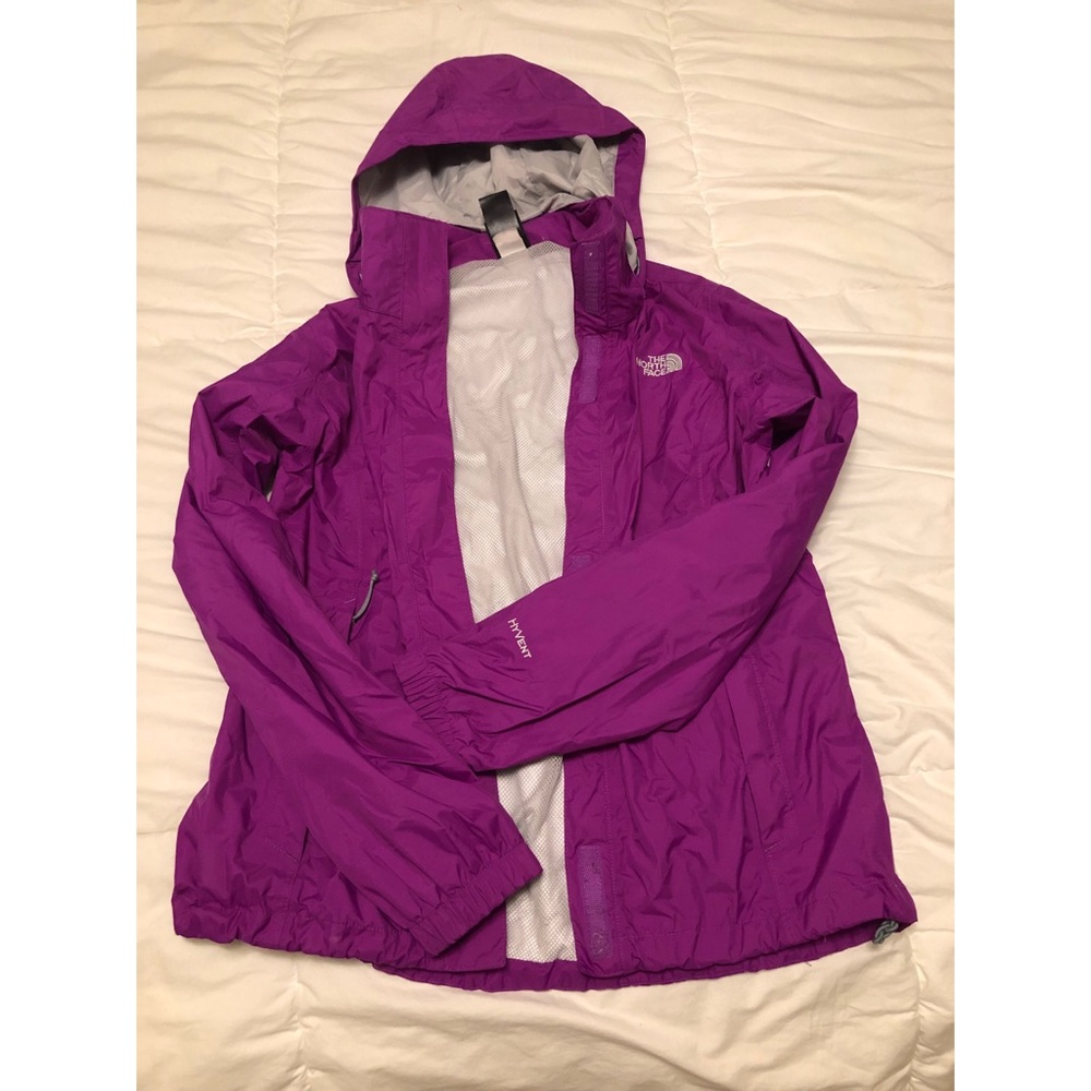 The North Face Hyvent Magenta Rain Jacket